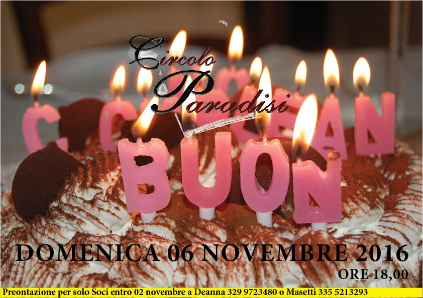 BUON COMPLEANNO 1