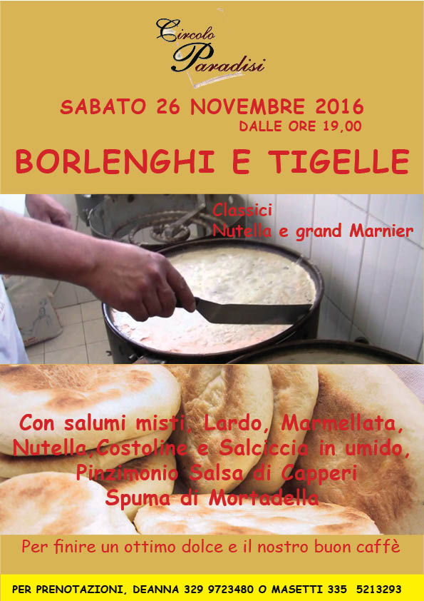 borlenghi e tigelle 2016